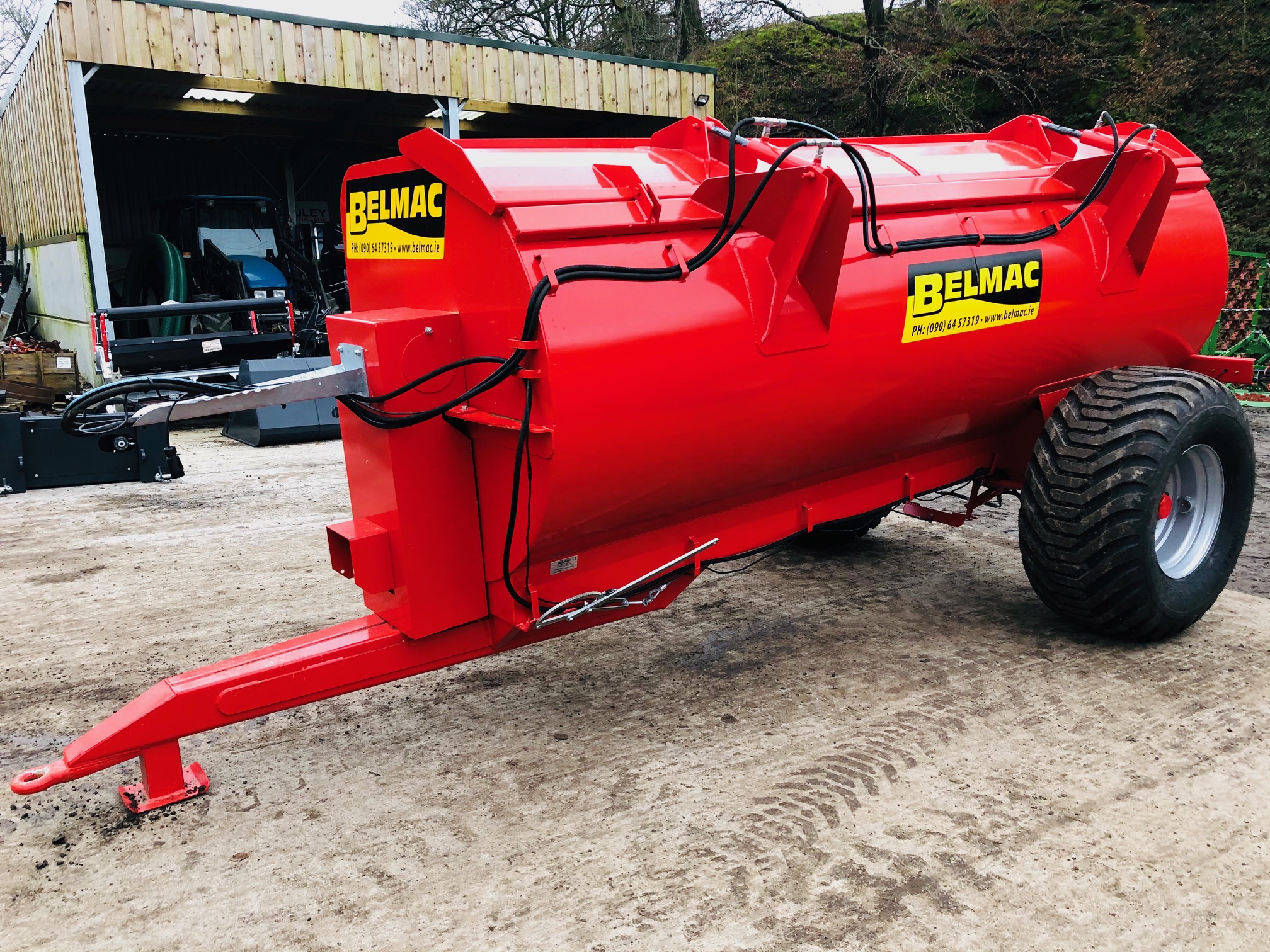 FULL RANGE OF BELMAC SPREADERS J Bourne Tractors