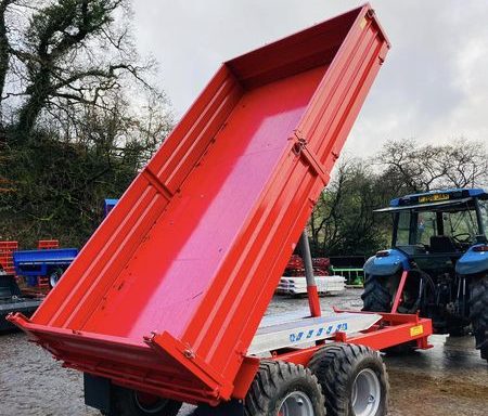 8T & 10T DROPSIDE TIPPING TRAILER
