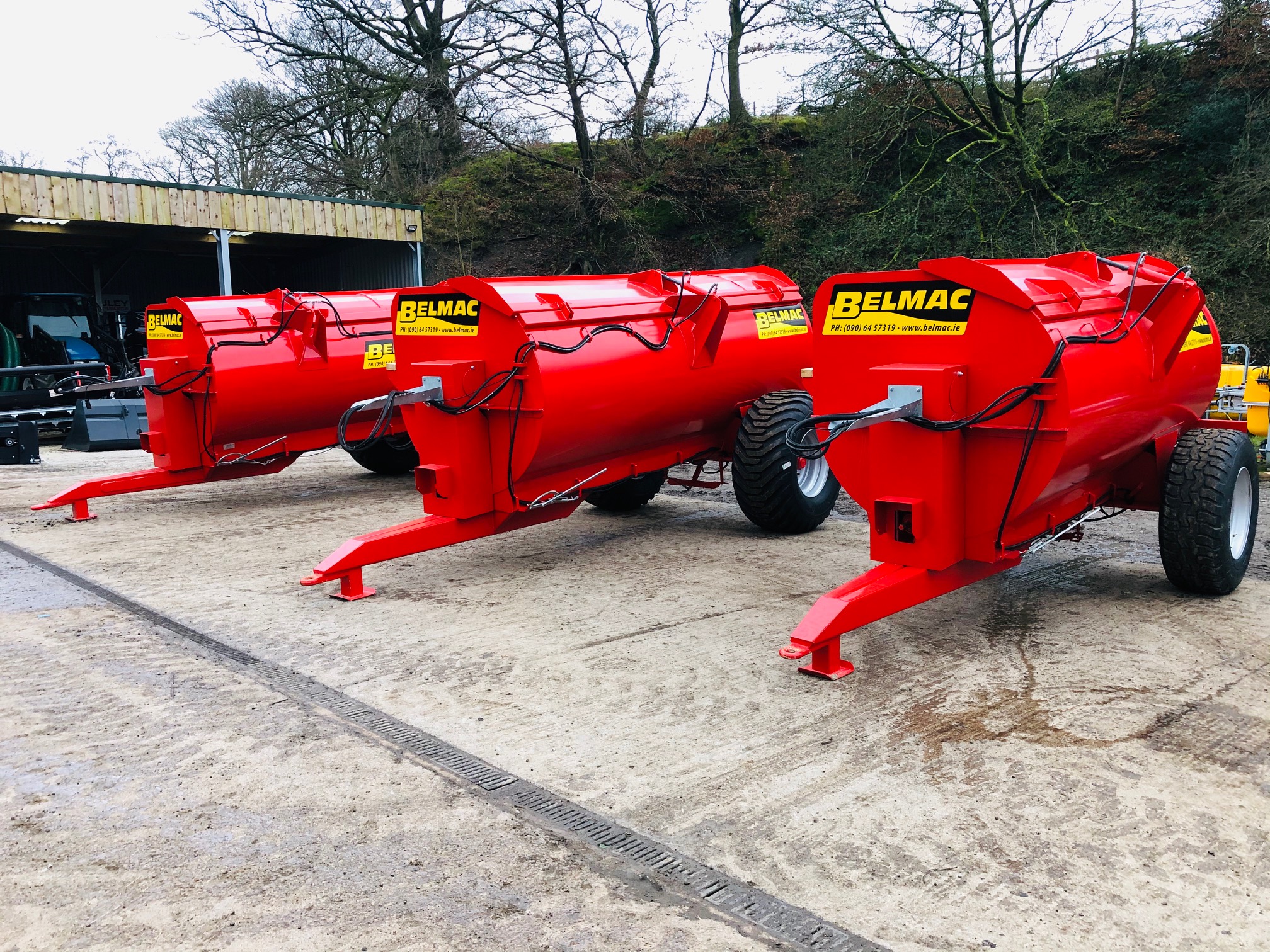 FULL RANGE OF BELMAC SPREADERS J Bourne Tractors