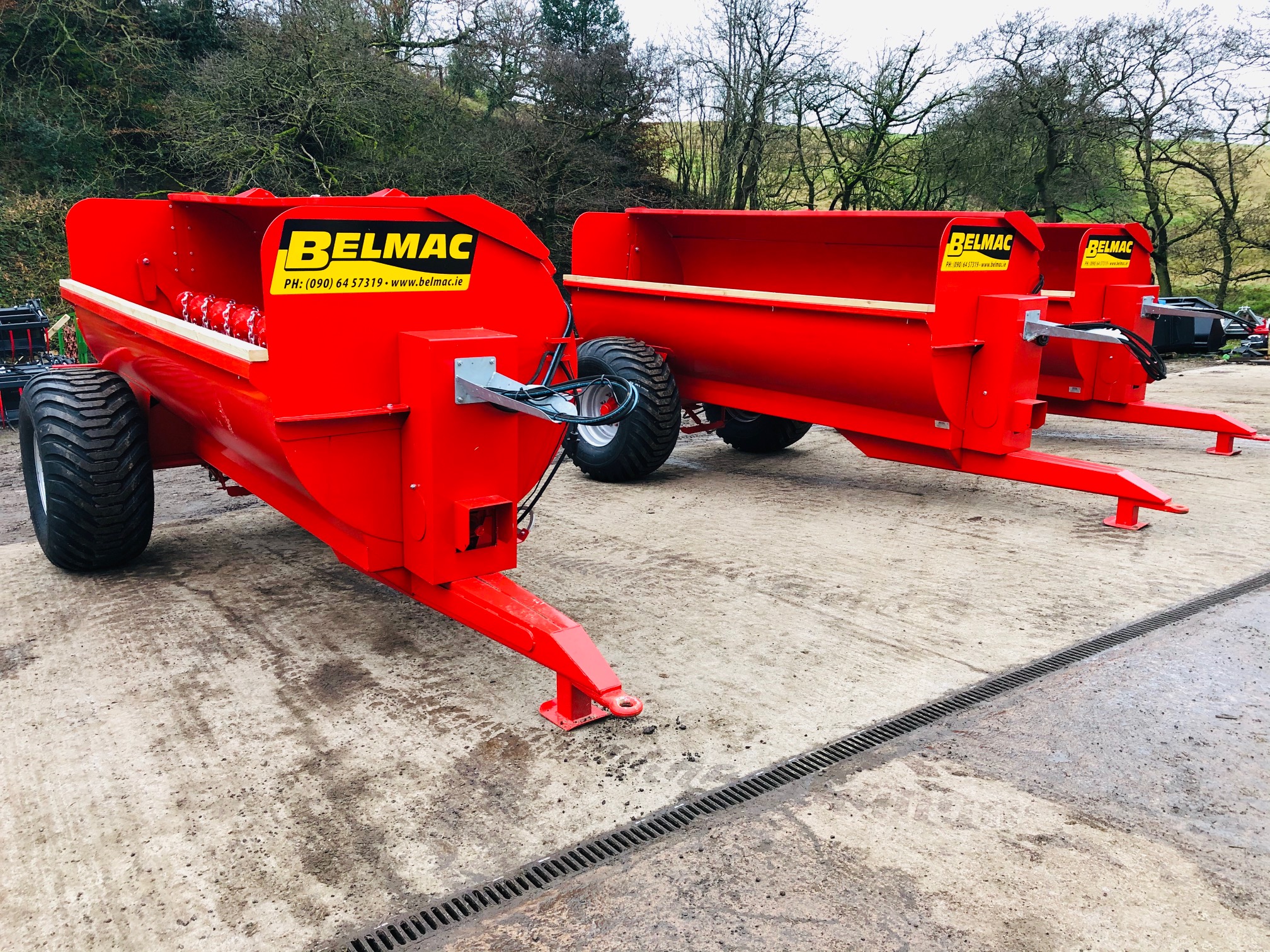 FULL RANGE OF BELMAC SPREADERS J Bourne Tractors