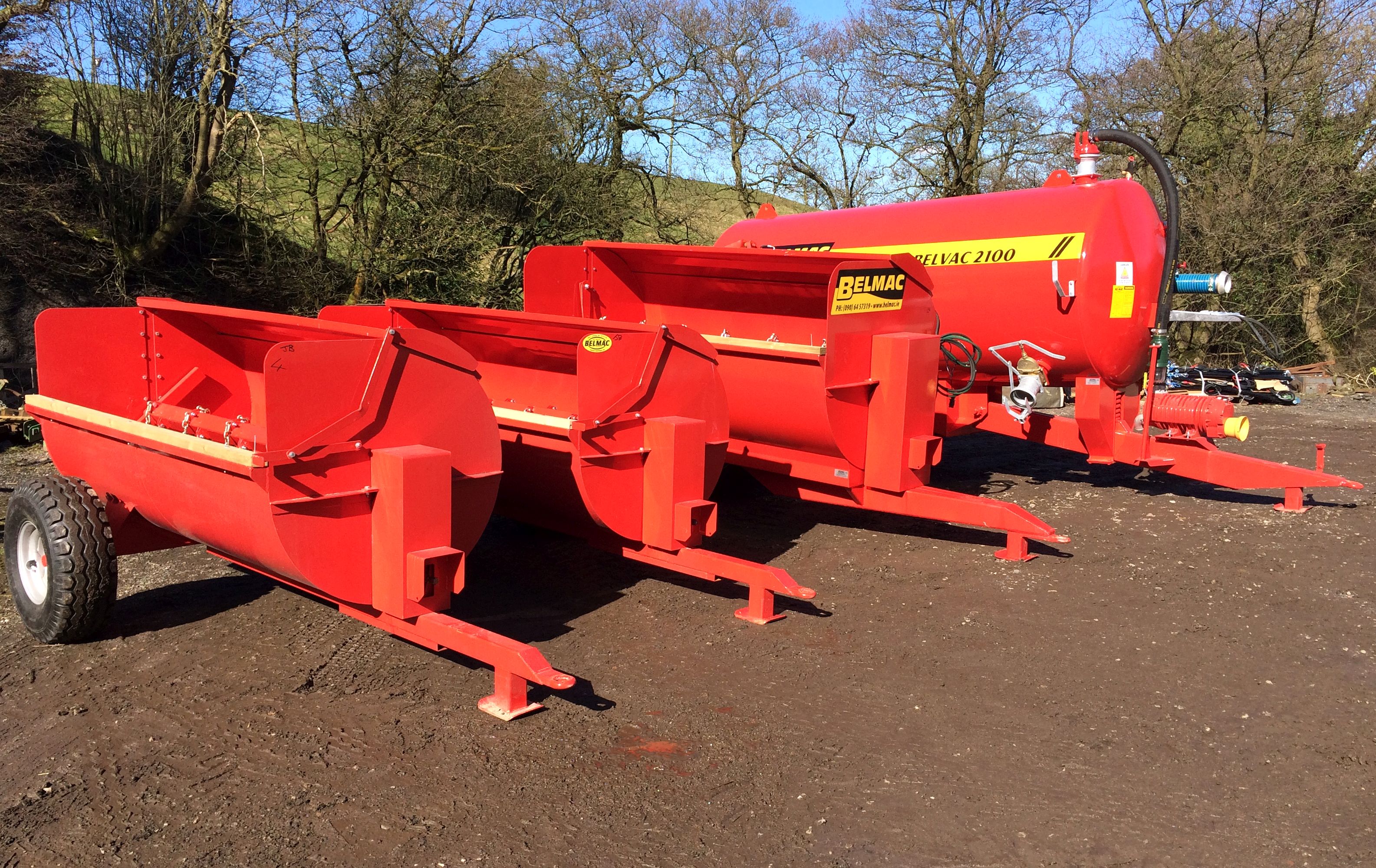FULL RANGE OF BELMAC SPREADERS J Bourne Tractors