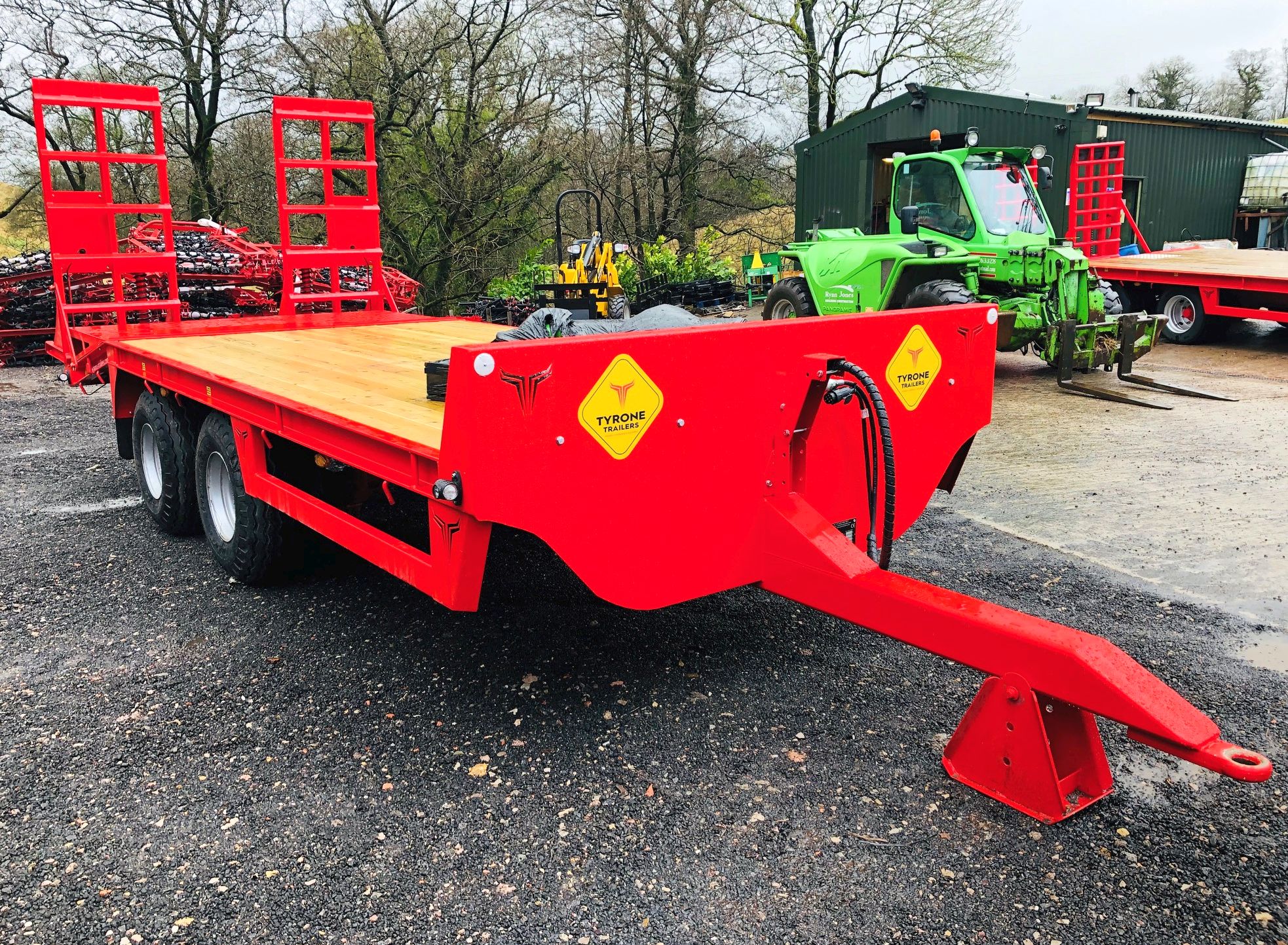 TYRONE 12T MINI / MIDI LOW LOADER TRAILER J Bourne Tractors