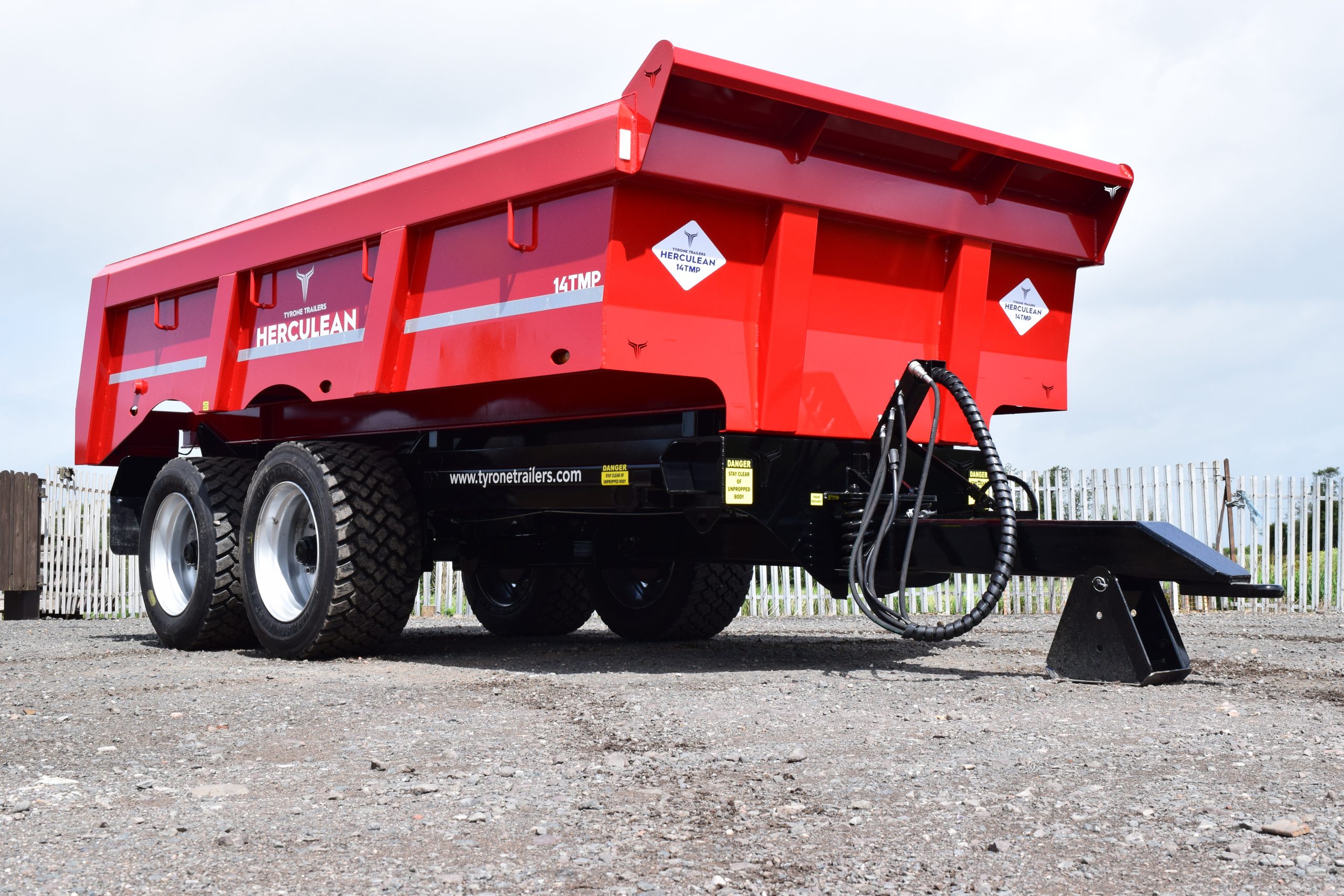 TYRONE MULTI PURPOSE HERCULEAN DUMP TRAILER J Bourne Tractors