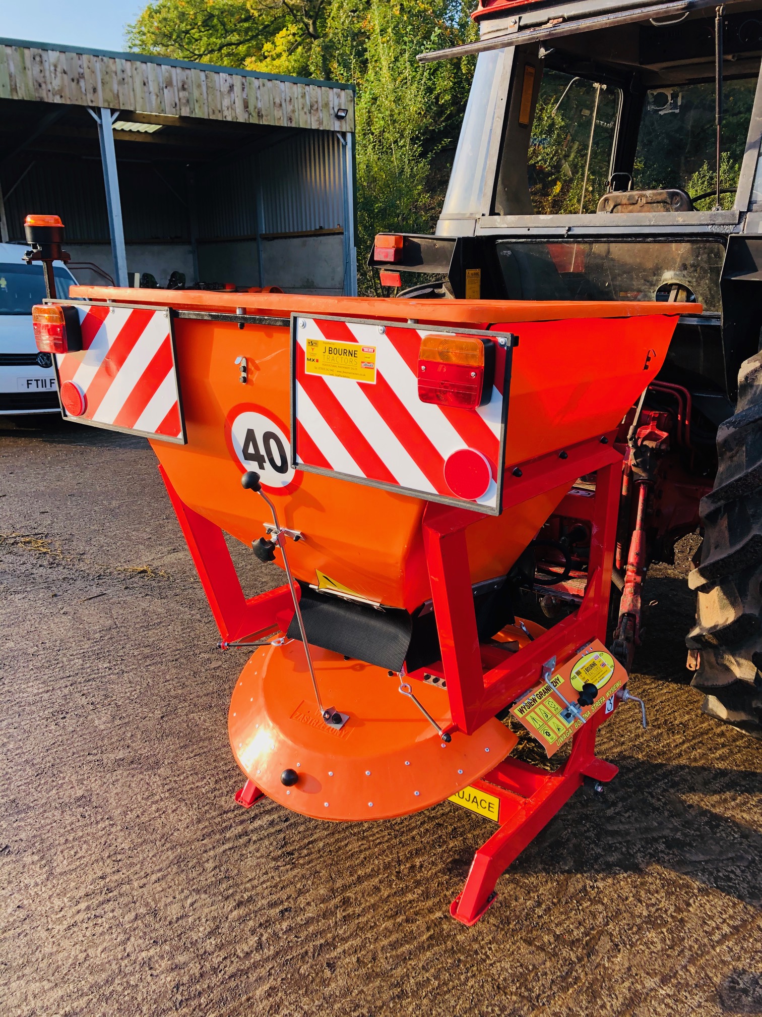 TRACTOR MOUNTED 550L SALT SPREADERS / GRITTERS - J Bourne Tractors