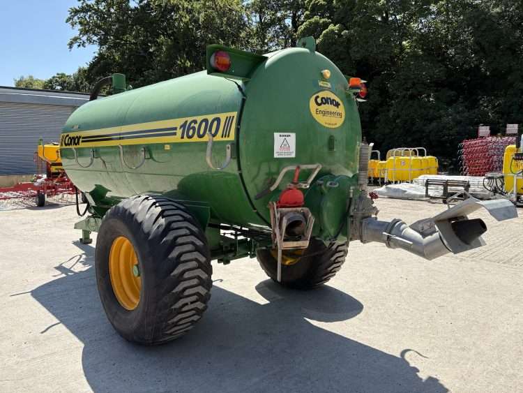 Used Conor 1600G slurry tanker